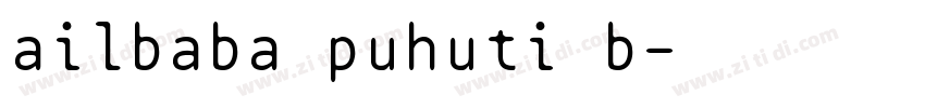 ailbaba puhuti b字体转换